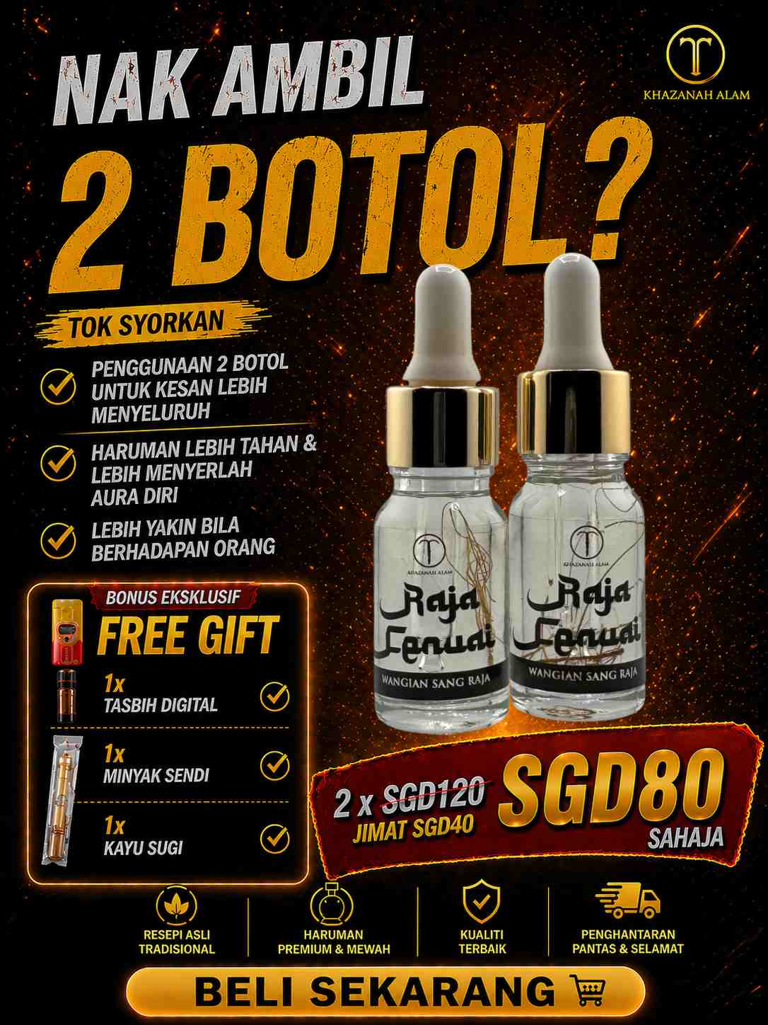 Pakej Combo 2 Botol